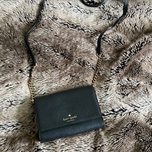 Kate Spade black mini crossbody